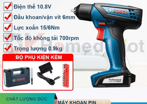 Đánh giá máy bắt vít dùng pin GSR 1000 chi tiết có tốt không?