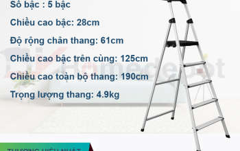 Thang ghế 5 bậc nikawa nkp 05 - sản phẩm số một cho gia đình