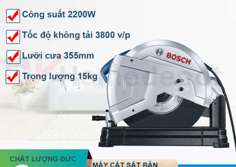 Công suất 2200W nên mua máy cắt bàn loại nào?