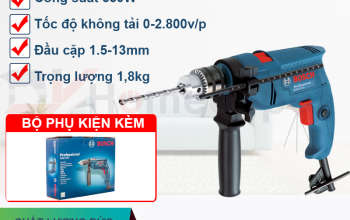 Hướng dẫn chi tiết cách sử dụng máy khoan Bosch GSB 550RE